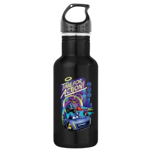 Batwheelsâ _ Time for Action Stainless Steel Water Bottle