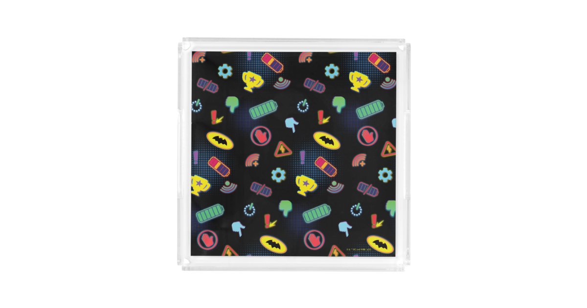 Batwheels™ Vehicle Icon Pattern Acrylic Tray | Zazzle