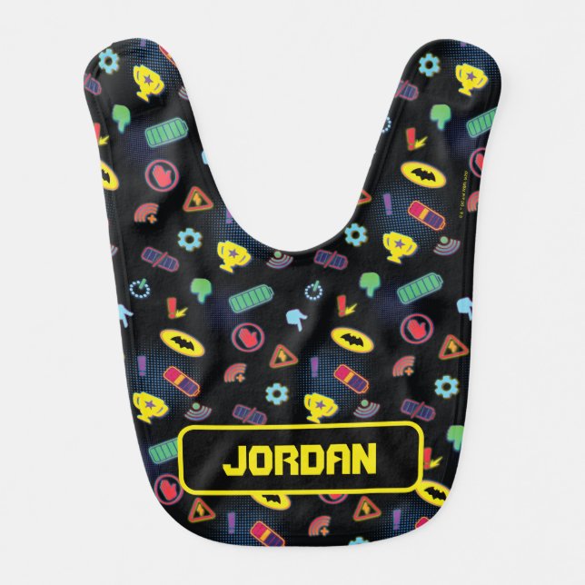 Batwheels™ Vehicle Icon Pattern Baby Bib (Front)