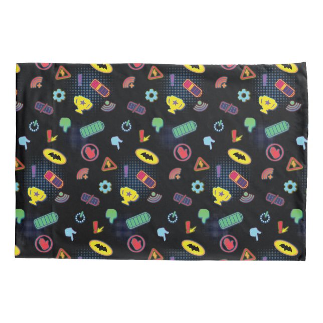 Batwheels™ Vehicle Icon Pattern Pillow Case (Back)