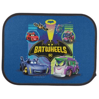 Batwheels™ Vs Legion Of Zoom Car Floor Mat by batman at Zazzle