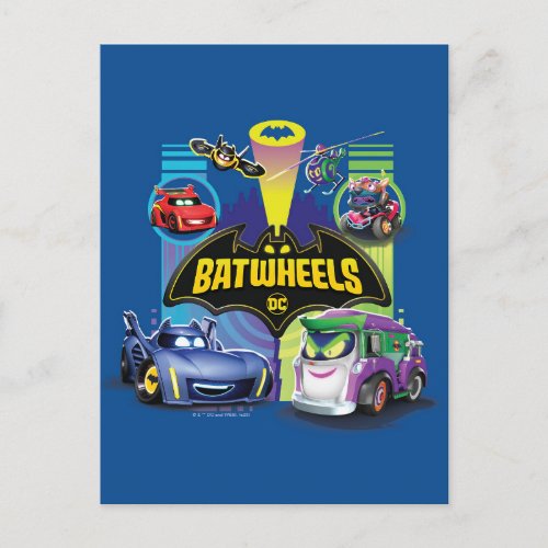 Batwheels Vs Legion of Zoom Postcard