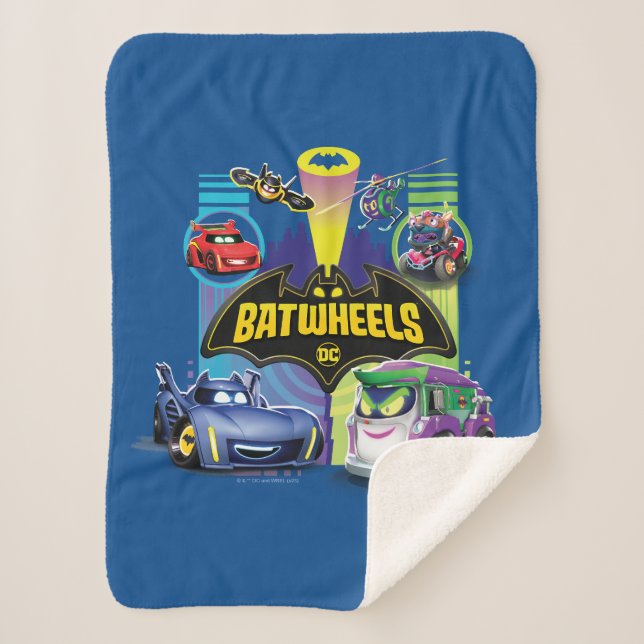 Batwheels™ Vs Legion of Zoom Sherpa Blanket (Front)