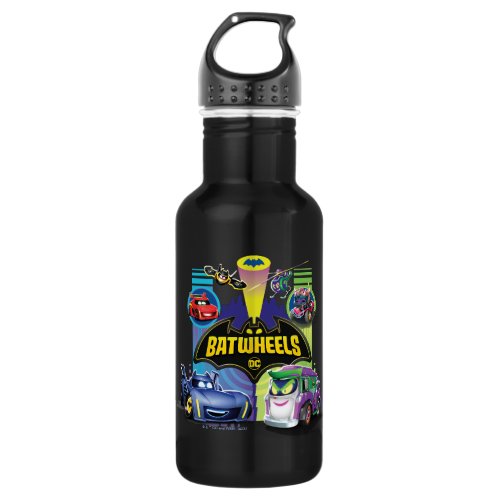 Batwheels Vs Legion of Zoom Stainless Steel Water Bottle