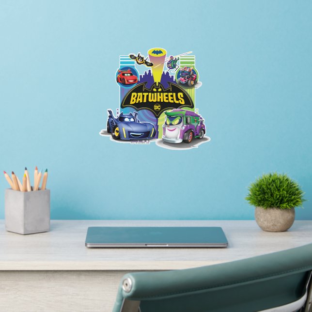 Batwheels™ Vs Legion of Zoom Wall Decal (Home Office 2)