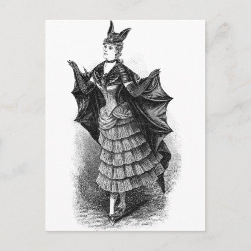 Batwoman 1899 postcard