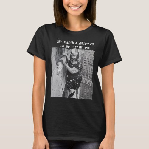 Batwoman AI Generated Funny Photo Comic Theme T-Shirt