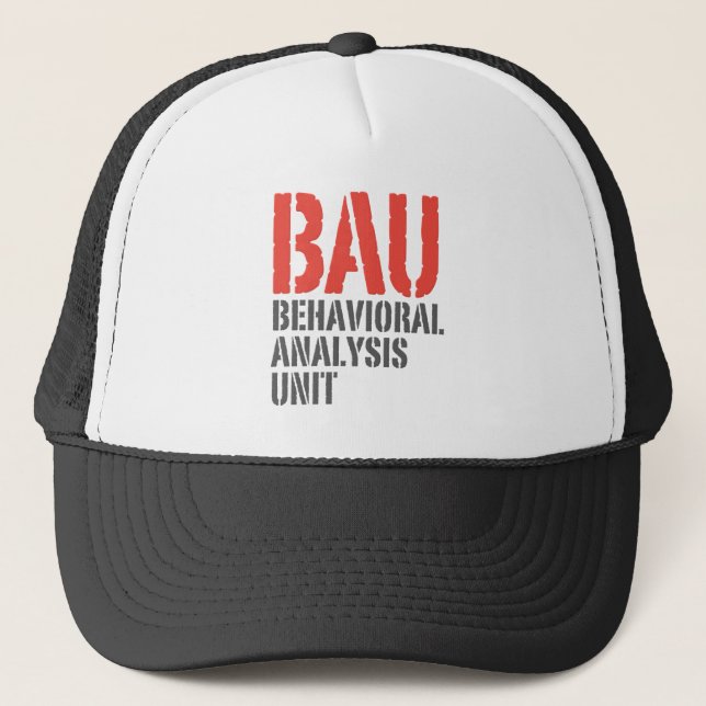 BAU Behavioral Analysis Units Trucker Hat (Front)