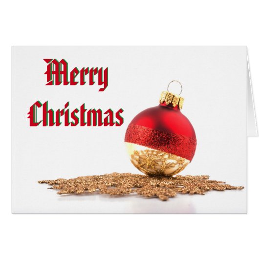 Bauble and Star Cards (Front Horizontal)