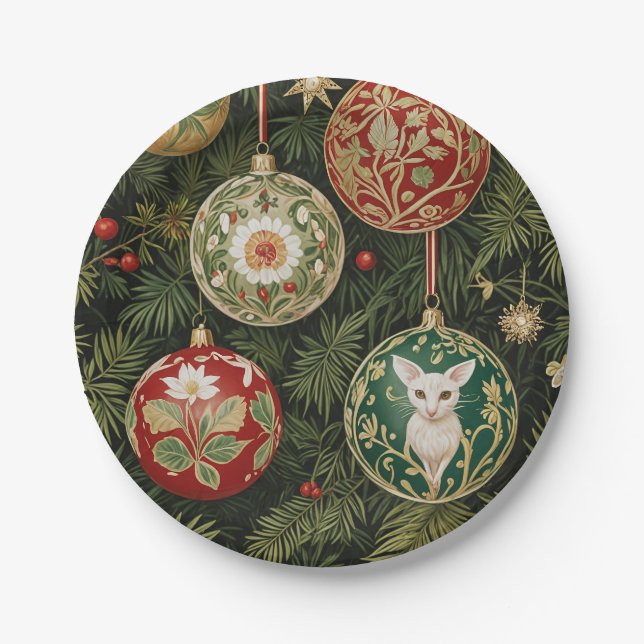 Bauble Brilliance Paper Plates (Front)