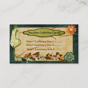Bauble Collectives 2 Sided Discount Card