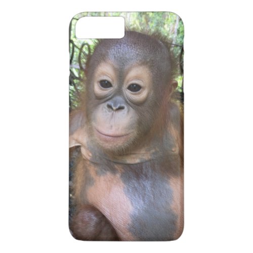 Bauble Cute Baby Orangutan Orphan in Borneo iPhone 8 Plus7 Plus Case