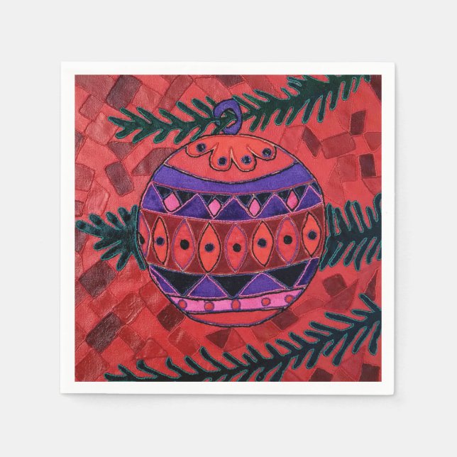 Bauble Napkins (Front)