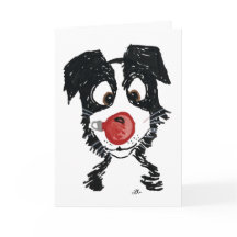 Bauble Pup Christmas Card