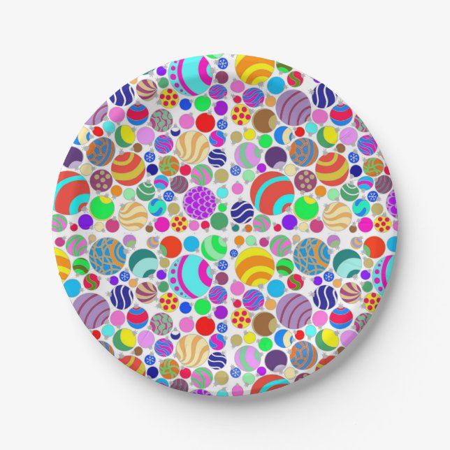 Baubles Paper Plates (Front)