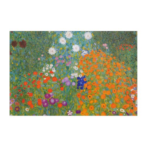 Bauerngarten _ Gustav Klimt Acrylic Print