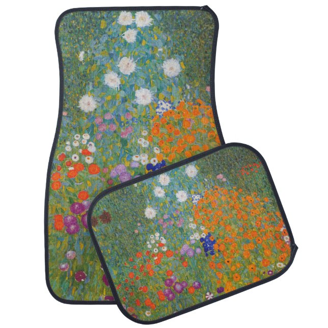 Bauerngarten - Gustav Klimt Car Floor Mat (Set)