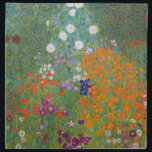 Bauerngarten - Gustav Klimt Cloth Napkin<br><div class="desc">Bauerngarten - Gustav Klimt</div>