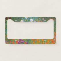 Tree of Life by Gustav Klimt, Stylized Art Nouveau License Plate Frame