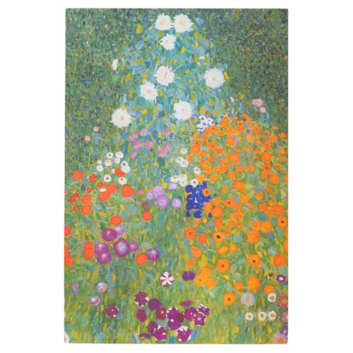 Bauerngarten _ Gustav Klimt Metal Print