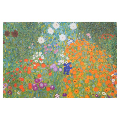 Bauerngarten _ Gustav Klimt Metal Print