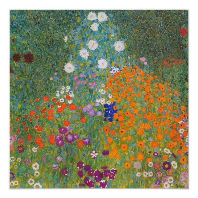 Bauerngarten - Gustav Klimt Poster (Front)