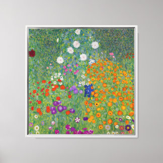 Bauerngarten, Oil Painting, Gustav Klimt Canvas Print