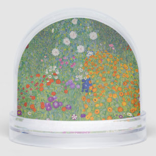 Bauerngarten, Oil Painting, Gustav Klimt Snow Globe