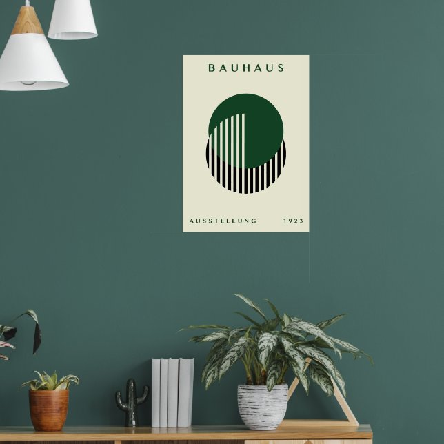 Bauhaus 1923 Geometric Wall Art, Interior design Poster (Living Room 1)
