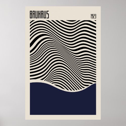 Bauhaus 1923   Retro Design Poster