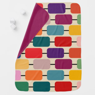 Bauhaus Abacus   Baby Blanket