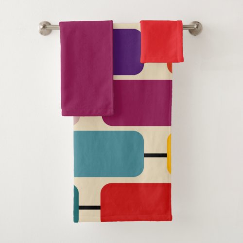 Bauhaus Abacus   Bath Towel Set