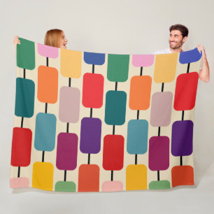 Bauhaus Abacus Fleece Blanket