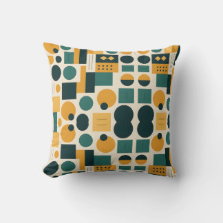 Bauhaus Abstract pattern Throw Pillow