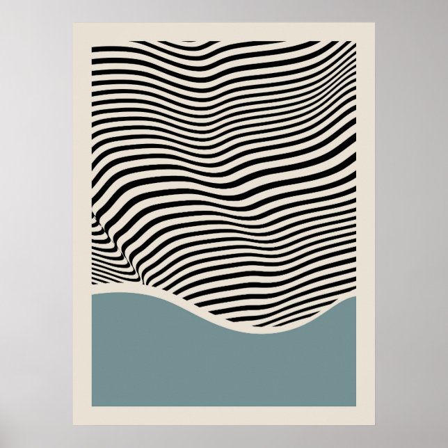 Bauhaus Architecture | Light Blue Poster (Front)