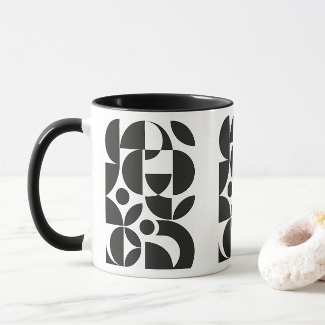 Bauhaus Art 4 Mug (With Donut)