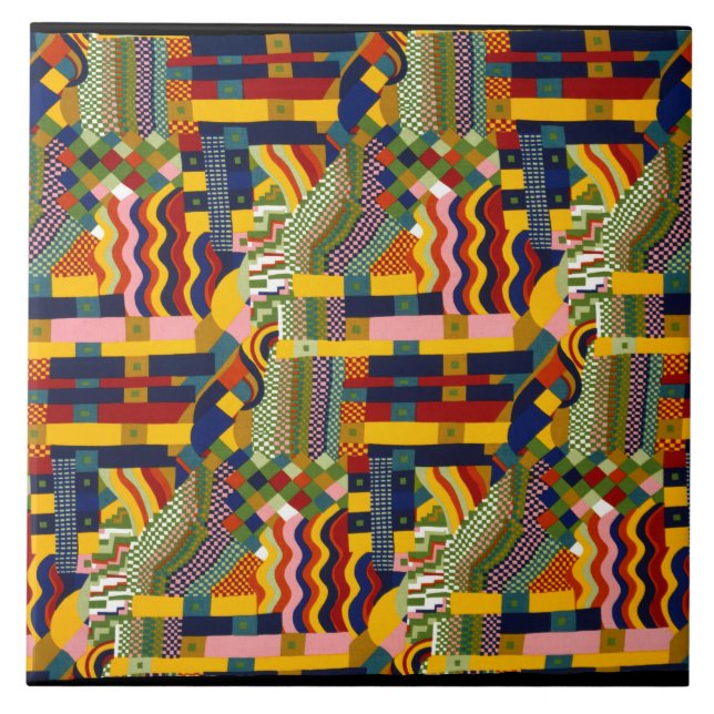 Bauhaus Art Ceramic Tile (Front)