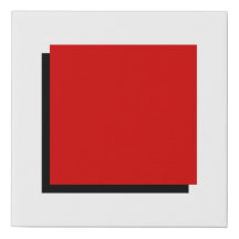 Bauhaus Art Composition Red Square