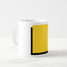 Bauhaus Art Composition Yellow Square