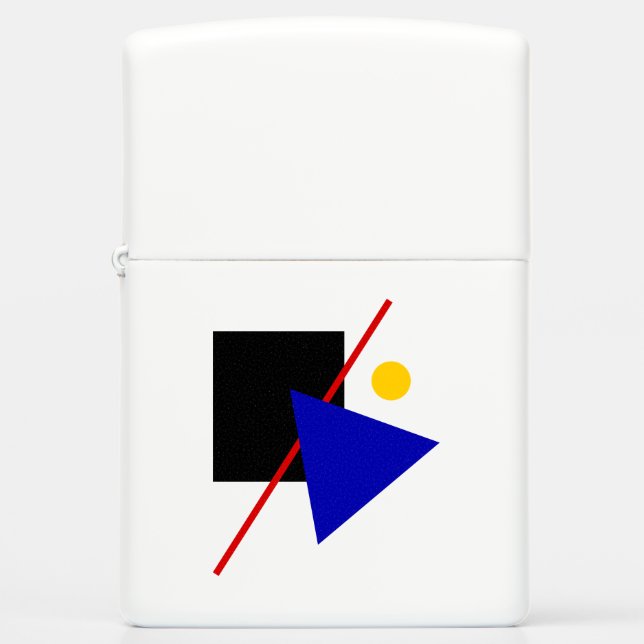 Bauhaus Art Composition Zippo Lighter (Front)