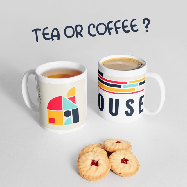 Bauhaus art - House. Coffee Mug (Creator Uploaded)