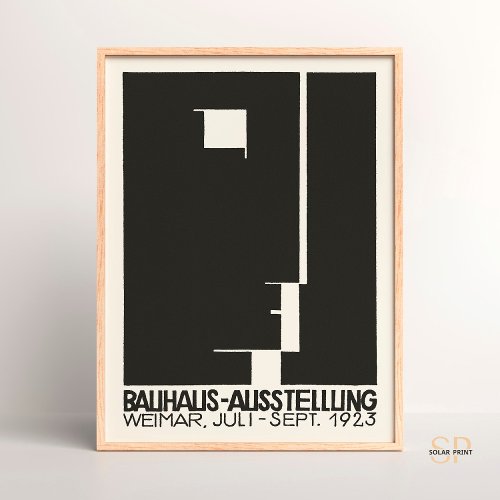 Bauhaus Austellung 1923 Artistic Modern Exhibition Poster