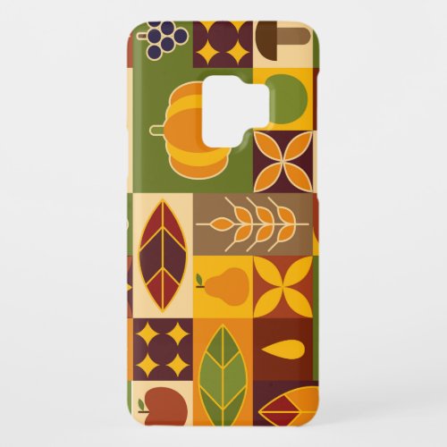 Bauhaus Autumn Geometric Natural Pattern Case_Mate Samsung Galaxy S9 Case