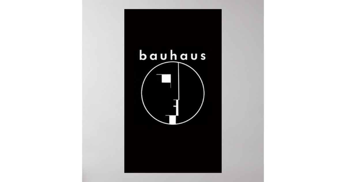 Bauhaus Band Logo Poster Zazzle