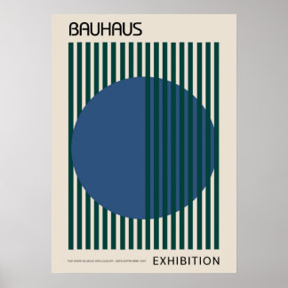 bauhaus, bauhaus design, modern design, geometric poster