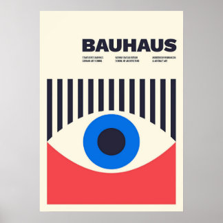 bauhaus, bauhaus design, modern design, geometric  poster