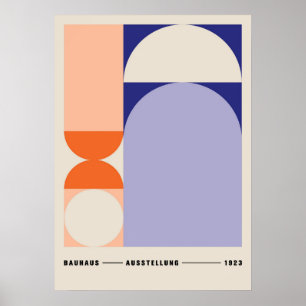 bauhaus, bauhaus design, modern design, geometric  poster