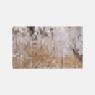 Bauhaus Birch Bark Abstract Area Rug