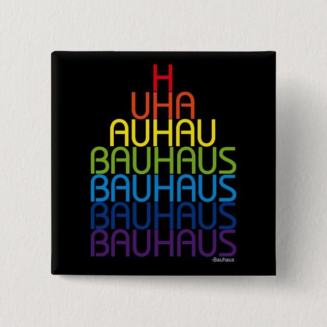 Bauhaus Button (Front)