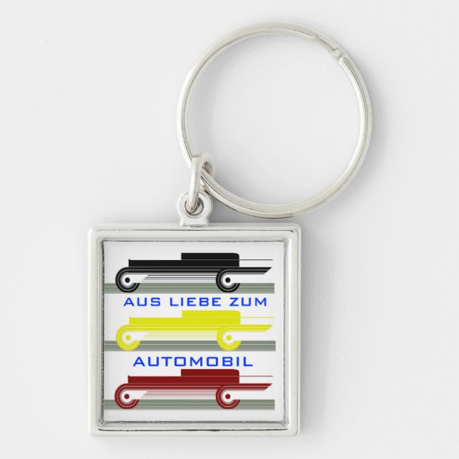 BAUHAUS CAR KEYS KEYCHAIN (Front)